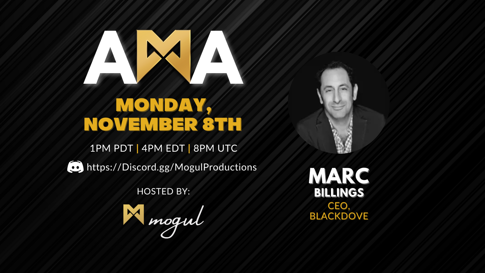 AMA with Blackdove CEO Marc Billings Recap AMA-6